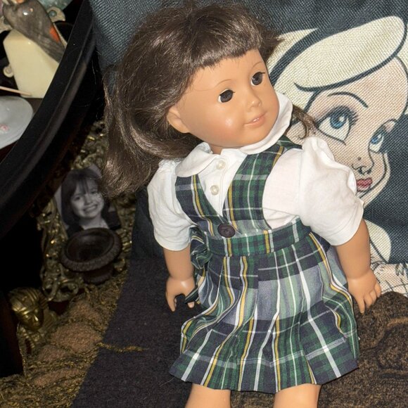 AMERICAN GIRL Doll with Plaid School Jumper